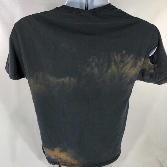 NINTENDO 64 SHIRT MENS SMALL FADED BLACK SHORT SLEEVE RETRO LOGO TEE HAS HOLE - Picture 3 of 13